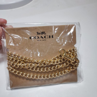 全新 Coach 金色鍊條背帶 鍊帶 包包背帶 斜背帶 側背帶