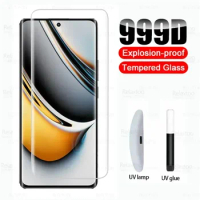 Full Curved UV Tempered Glass For Realme 11 Pro+ Screen Protector Realme11 Pro Plus Realme11Pro Realmy 11Pro 5G Protective Film
