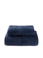 Towel : Chevron Navy Color Size 16x32+27x54 in