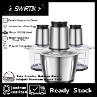 SMARTIK Blender Daging Blender 2L Penggiling Daging Bumbu Cabai Serbaguna 400W Menghaluskan Daging