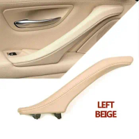 Beige Passenger Interior Door Leather Handle Handle Assembly Suitable For BMW 5 Series F10 F11 2010-2017