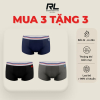[Combo 3 Tặng 3 ]Quần Lót Nam Relax RDO117 Thun Lạnh Polyester Kháng Khuẩn Cao Cấp RL Original - Men