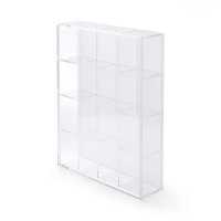 【MUJI 無印良品】壓克力收納展示盒/4×4格 大小：寬27.5×深7×高35CM