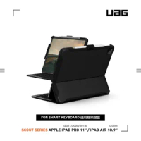 【UAG】iPad Pro 11/Air 10.9吋耐衝擊鍵盤專用保護殼-黑(For 2021)