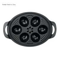 R9CD Steam Basket Eggs Boiler 6 in 1 Eggs Cooker For Thermomix TM5 TM6 Air Fryer Oven