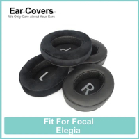 Earpads For Focal Elegia Headphone Earcushions Protein Velour Sheepskin Pads Foam Ear Pads Black