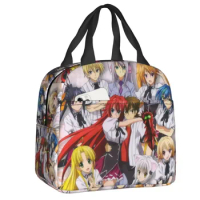 2024 New Sexy Girl Animation High School DxD Insulated Lunch Bag For Camping Travel Waterproof Thermal Cooler Bento Box Kids