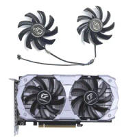 Brand new 2FAN 85MM 4PIN GTX1650 GPU fan suitable for Colorful IGame Geforce GTX 1650 Super Ultra 4G graphics card cooling
