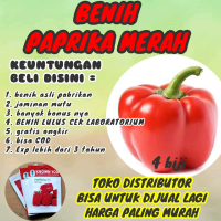 benih isi 4 benih paprika merah