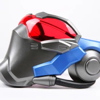 Button Battery With Light Led Game Ow Soldier 76 Led Glowing Mask Prop Over And Watch Game Dj Helmet Mask Halloween Cosplay Prop
