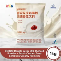BODUO Double Layer Milk Custard Powder 1kg – Bubuk Custard Susu Lembut & Creamy Premium