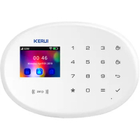 KERUI 4G Alarm Panel Tuya Smart Home Alarm Kit W204 WIFI Alarm System With Wireless Motion Sensor Detector