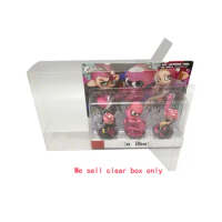 Transparent clear PET cover For Switch NS amiibo Splatoon 2 game special edition limited version storage display box case