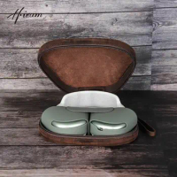 Vintage Handmade High quality Cowhide Storage Box for Airpods Max Case Luxury Protective Cover for Sony wh1000xm4 / wh1000xm3