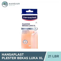 Hansaplast Plester Bekas Luka XL isi 21 Lembar - Menghilangkan Bekas Luka & Keloid