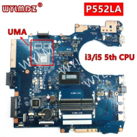 P552LA i3/i5CPU Laptop Mainboard For Asus P552LJ PE552LJ PRO552LJ PX552LJ PE552LA PX552LA PRO552LA Motherboard Tested