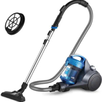 EUREKA Bagless Canister Vacuum Cleaner, Lightweight Vac for Carpets and Hard Floors, w/Filter, Blue