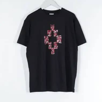 Kaos MARCELO BURLON COUNTRY OF MILAN LOGO SNAKE RED BLACK TSHIRT 100% ORIGINAL Size M