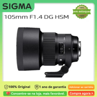 Sigma 105mm F1.4 DG HSM Art Full-Frame Genuine Large Aperture Camera Lens For Canon EF 5D 6D II III Sony A7iii iv Sigma 105 1.4