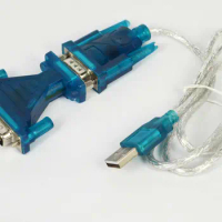 2pcs USB to serial cable with 25-pin dual serial cable USB-RS232 nine-pin serial cable DB25