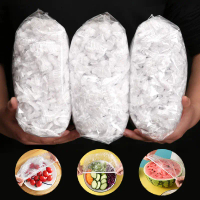 10/50PCS Disposable Food Cover Plastic Wrap Elastic Food Lids for Fruit Storage Fresh Keeping Film