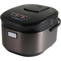 Buffalo Titanium Grey IH smart cooker, rice cooker and warmer, 1.8L, 10 cups of rice, non-coating inner pot, efficient, multiple