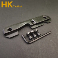 AK47 Steel Dovetail Side Plate Rail Scope Mount For Milled Stamped Receivers Accepts AK Side Mounts Hunting