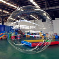 Hight Quality 2m Multicolor TPU Inflatable Human Hamster Ball Water Zorb Ball Giant Inflatable Ball Multicolor Plastic Walking