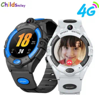 4G Kids Smart GPS Video Call Wifi Camera Location Trace Fence Heart Rate Sport Monitor Smartwatch For Children Baby Girl Watch
