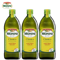 【Monini】莫尼尼特級初榨橄欖油1000mlx3瓶(義大利市佔第一名特級初榨橄欖油)