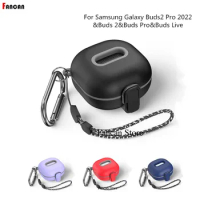 2023 New Cover for Samsung Galaxy Buds 2 Pro Live Earbuds PC Shockproof Cover for Samsung Galaxy buds2 pro Buds Live 2 Pro Case