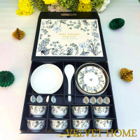 Hampers piring makan lengkap peralatan makan dining set hamper gift kado parcel natal lebaran imlek 
