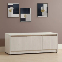 【WAKUHOME 瓦酷家具】Ariel極簡主義白楓木4尺坐鞋櫃A015-239