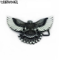 WesBuck Brand The Fly Eagle Belt Buckle With Pewter Finish Western Belt Buckle