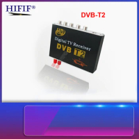 Car DVB-T2 TV Receiver Dual Tuner For Car DVD High Speed Mpeg4 Car Digital TV Box Tuner Auto Mobile DVB-T2 Receiver Box