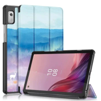 Coque For Lenovo Tab M9 Case TB-310FU 9 inch PU Leather Tri-Folding Stand Magnetic Flip Stand Cover for Lenovo Tab M9 2023 Case