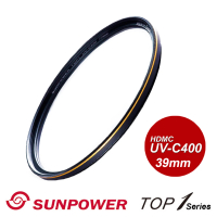 【SUNPOWER】TOP1 UV-C400 Filter 專業保護濾鏡/39mm