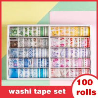 100 rolls washi tape set for Scrapbooking DIY Photos Albums Supplies
