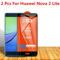 2 Pcs Full Cover Tempered Glass For Huawei Nova 2 Lite Screen Protector For Huawei nova2lite Glass Film