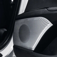 For Toyota Camry 2018 2019 2020 Car Door Audio Speaker Cover Decoration Loudspeaker Frame Interior Modified Speaker Accessories