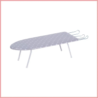 Hortenseshop168 โต๊ะรีดผ้าแบบนั่ง ขายู ลายจุด สีเทา |EA| แนะนำ