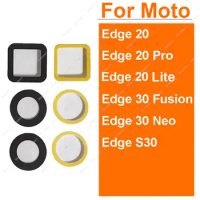 Rear Camera Lens Glass For Motorola Moto Edge 20 Pro S Pro Edge 20Lite Edge S30 30Fusion 30Neo Back Glass Lens Adhesive Sticker