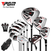 ชุดไม้กอล์ฟครบเซท PGM 11pcs men golf clubs สีดำ รุ่น YB3 10.5 (MTG072) beginner full set golf clubs 