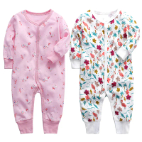 Bộ Áo Liền Quần Cho Bé Trai Hoặc Bé Gái Từ 6 Đến 12 Tháng Tuổi, Bodysuit Cotton Thoải Mái Cho Trẻ Sơ
