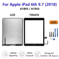 LCD Touch Screen For Apple iPad 6 6th Gen A1954 A1893 iPad 9.7 2018 Assembly Digitizer Front Glass Display Panel Replacement