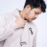 CARTEXBLANCHE Simple CB Hoodie Zipper (Sleting) Bordir Pria & Wanita M - XXL