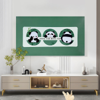 CODElastic Panda TV Cover 43inches TV Cover 55inches 65inches 70inches TV dust cover to decorate the