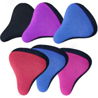 Bicycle Saddle 3D Soft Bike Seat Cover Cycling Silicone Seat Cushion Cycling Breathable Saddle Comfortable Bicycle Bike
