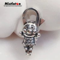 Mistletoe 925 Sterling Silver Anpanman Clasp Lock European Jewelry