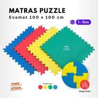 Matras Puzzle EVA05 – Matras Evamat | Matras Puzzle Tebal | Matras Olahraga Tebal Tebal 2 cm Kuning